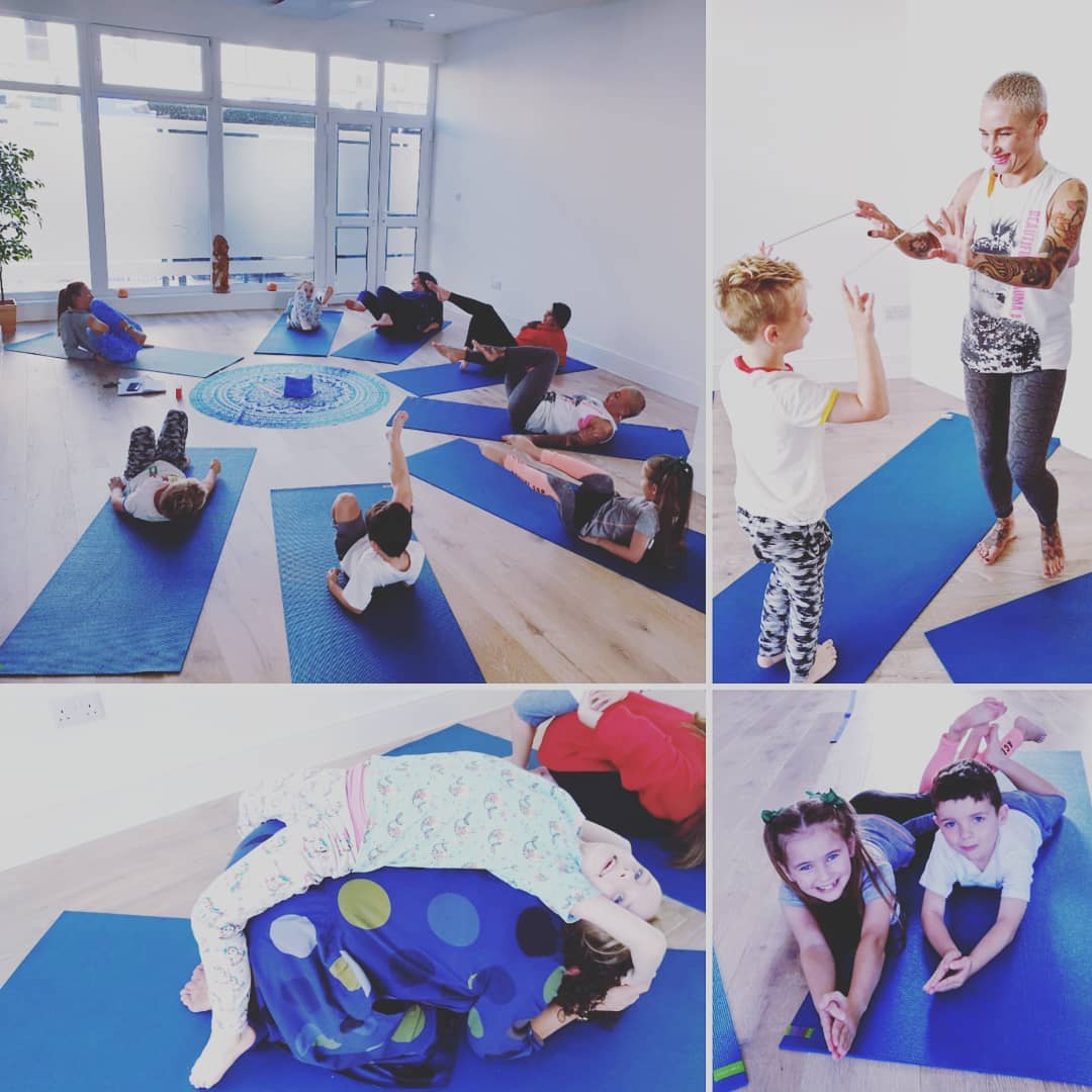 Kids yoga classes every Tuesday 4pm  Fam