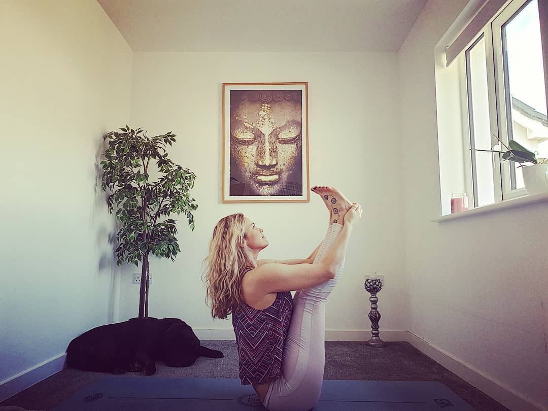 Embracing my sacred yoga place at home