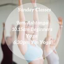 Our classes on Sunday